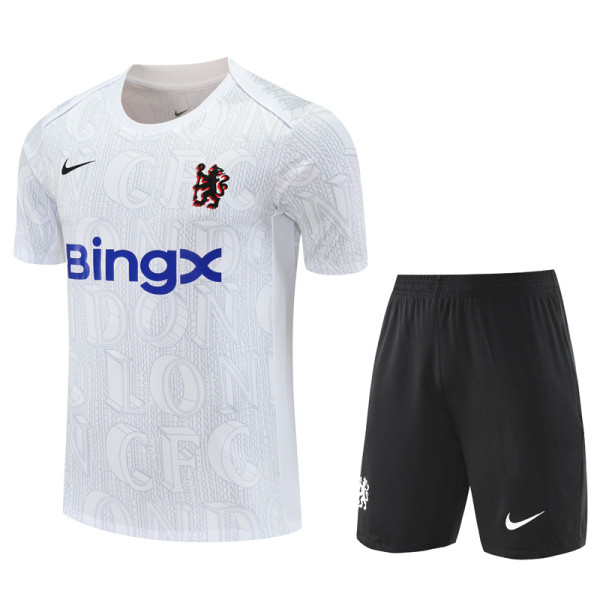 25-26 CHE White Training Short Suit