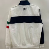 1996 Italy White Retro Windbreaker