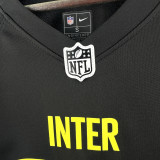 25-26 INT #25 Casual Edition Black NFL Jersey