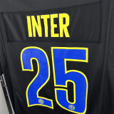 25-26 INT #25 Casual Edition Black NFL Jersey
