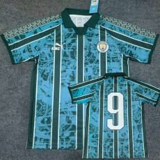 25-26 Man City Blue Green #9 Special Edition Training shirts