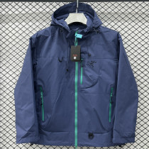 2025 ARC-TERYX Dark blue Outdoor Jackets #Y004冲锋衣