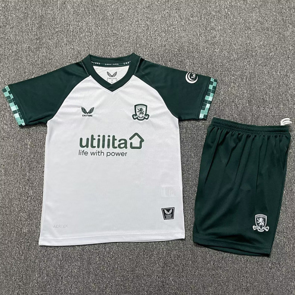 25-26 Middlesbrough Third Kids Soccer Jersey