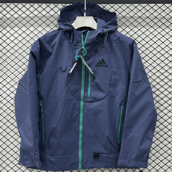 2025 AD Dark blue Outdoor Jackets #Y001软料冲锋衣