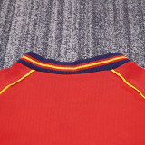 1998 Spain Home Kids Retro Soccer Jersey