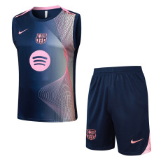 25-26 BAR Royal blue Tank top and shorts suit #D25204