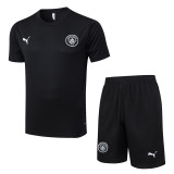 25-26 Man City Black Training Short Suit #D25206