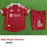 25-26 LIV Home Kids Player Version Soccer Jersey (球员童装)
