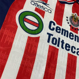 1999-2000 Chivas Guadalajara Home Long Sleeve Retro Soccer Jersey (长袖)