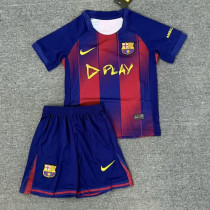 25-26 BAR Home Derby Kids Soccer Jersey (P德比版)