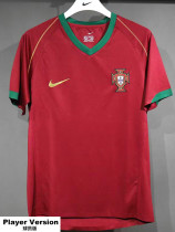 2006 Portugal Home Player Version 球员 Retro Soccer Jersey