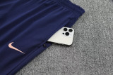 25-26 France Fancy blue Half Pull Tracksuit (半拉链)