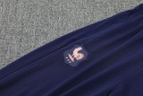 25-26 France Fancy blue Half Pull Tracksuit (半拉链)