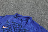 25-26 France Fancy blue Half Pull Tracksuit (半拉链)