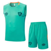 25-26 Fluminense Green Tank top and shorts suit #D25217