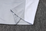 25-26 RMA Grey white Half Pull Tracksuit #B25114(半拉链)