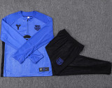 25-26 BAR Blue Half Pull Tracksuit #B25112(半拉链)