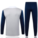25-26 TOT Light gray Half Pull Tracksuit #B25117(半拉链)
