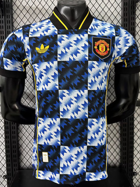 25-26 Man Utd Blue Grey Special Edition Player Version Training shirts