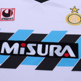 1990-1991 INT Away Kids Retro Soccer Jersey