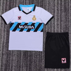 1990-1991 INT Away Kids Retro Soccer Jersey