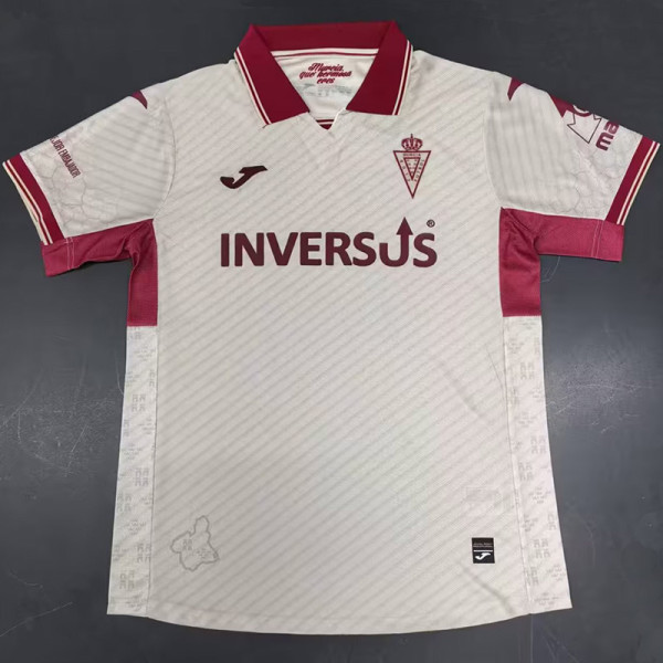 25-26 Real Murcia Away Fans Soccer Jersey