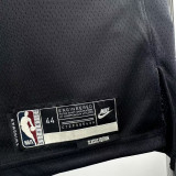 25-26 76ERS IVERSON #3 Black Top Quality Hot Pressing NBA Jersey (V领)