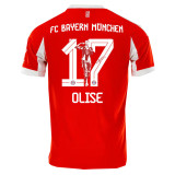 25-26 Bayern Home Print Special Edition Photo Number Fans Soccer Jersey