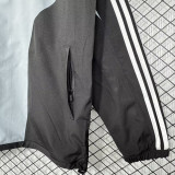 2004-2005 RMA Gray Black Retro Windbreaker