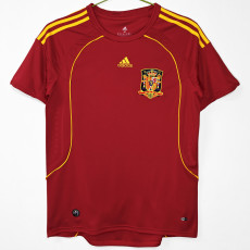 2008 Spain Home Retro Soccer Jersey
