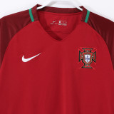 2016 Portugal Home Retro Soccer Jersey