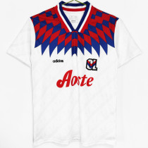 1995-1996 Lyon Home Retro Soccer Jersey