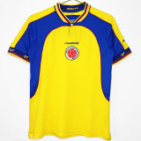2001-2002 Colombia Home Retro Soccer Jersey