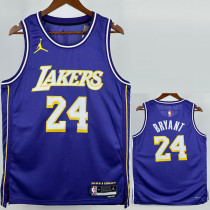 25-26 Lakers BRYANT #24 Purple Top Quality Hot Pressing NBA Jersey (Trapeze Edition) 飞人版