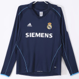 2005-2006 RMA Away Long Sleeve Retro Soccer Jersey (长袖)