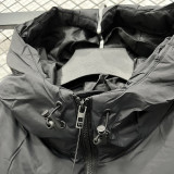 25-26 LT871 NK Black Hooded Cotton Coat #棉衣