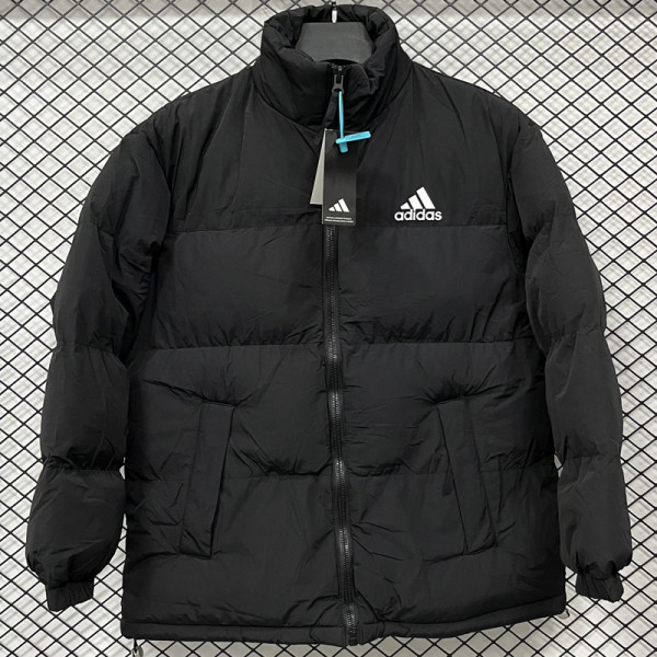 25-26 X9001 AD Black Hooded Cotton Coat #棉衣