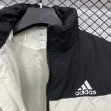 25-26 X9001 AD Black White Hooded Cotton Coat #棉衣