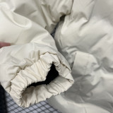 25-26 XD9901 NK Black White Hooded Cotton Coat #棉衣