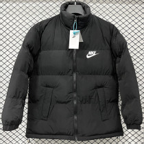 25-26 X9002 NK Black Hooded Cotton Coat #棉衣