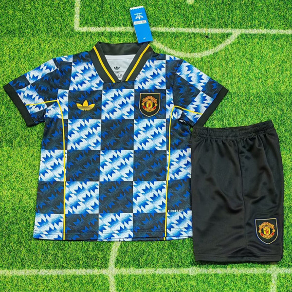 25-26 Man Utd Blue Grey Special Edition Kids Training