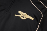 25-26 ARS Black Half Pull Tracksuit #B25113(半拉链)