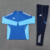 2025 AD Fancy blue Half Pull Tracksuit #AB09 (半拉链)