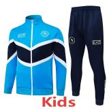 25-26 Napoli Lake blue Kids Jacket Tracksuit #E25191(童装)