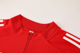 2025 AD Red Half Pull Tracksuit #AB09 (半拉链)