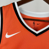 25-26 Clippers GEORGE #13 Orange City Edition Top Quality Hot Pressing NBA Jersey