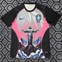 25-26 Brazil Pink Grey Special Edition Training shirts (女神)