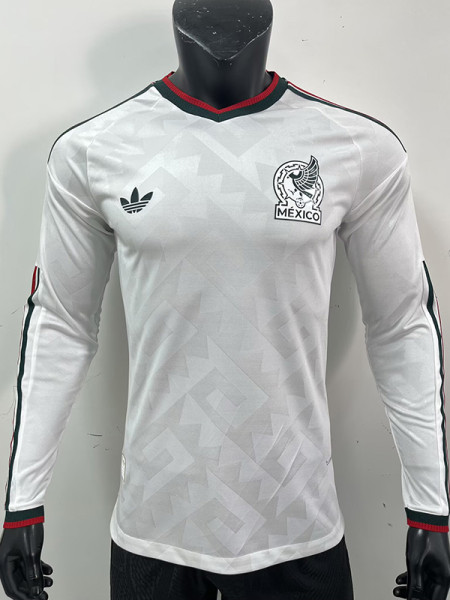 26-27 Mexico Away Long Sleeve Player Version Soccer Jersey (长袖球员)