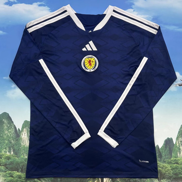 26-27 Scotland Home Long Sleeve Soccer Jersey (长袖)
