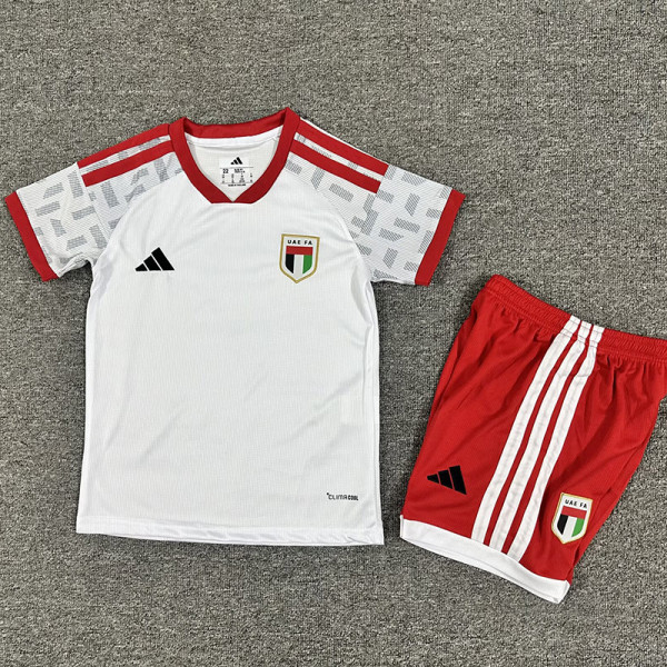 26-27 United Arab Emirates Home Kids Soccer Jersey
